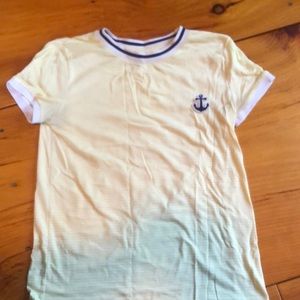 yellow anchor tshirt!